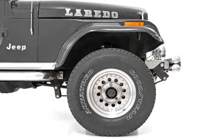 Jeep CJ7 Suspension Lift Kit - Front - Rough Country - Shackle Reversal - '76-'86